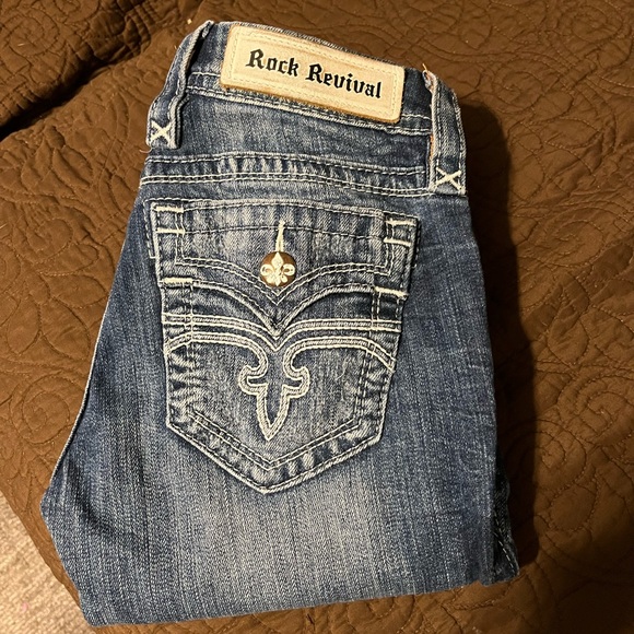 Rock Revival Denim - EUC ROCK REVIVAL ALIVIA STRAIGHT LEG 25/33